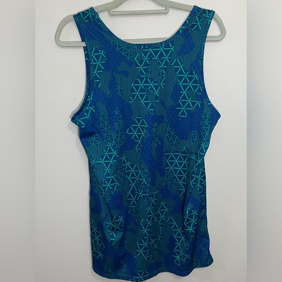 Adidas All Over Print Tank Top Men’s Size M Sport Performance Trefoil.good Condi - Picture 4 of 7
